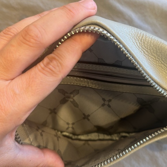 Aimee Kestenberg Bum Bag Fanny Pack Leather Gray - Picture 8 of 9